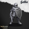 Higland miniatures Gallia - Chevaliers à pieds   