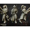 Higland miniatures Gallia - Chevaliers femmes à pieds   