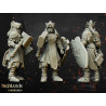 Higland miniatures Gallia - Chevaliers femmes à pieds   
