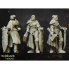 Higland miniatures Gallia - Chevaliers femmes à pieds   