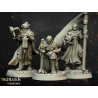 Higland miniatures Gallia - Chevaliers femmes à pieds   