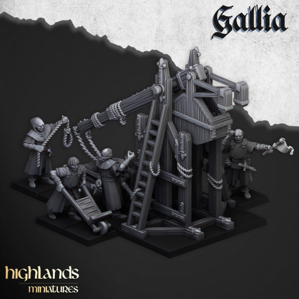 Higland miniatures Gallia - Trébuchet  