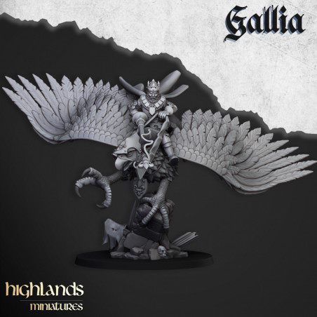 Higland miniatures Gallia - Héros Hyppogryphe  