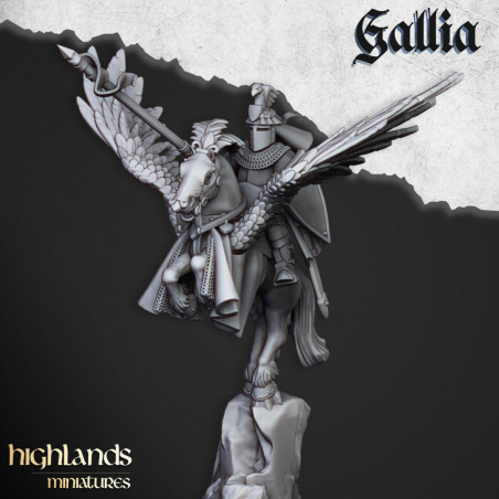 Higland miniatures Gallia - Cavaliers pégases   