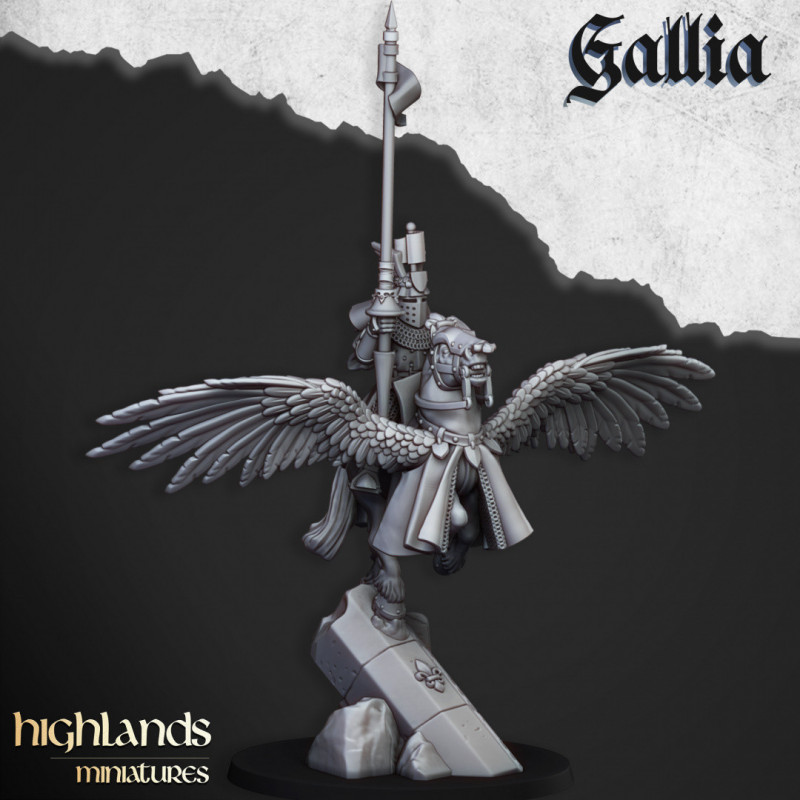 Higland miniatures Gallia - Cavaliers pégases   