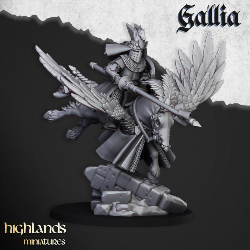 Higland miniatures Gallia - Cavaliers pégases   