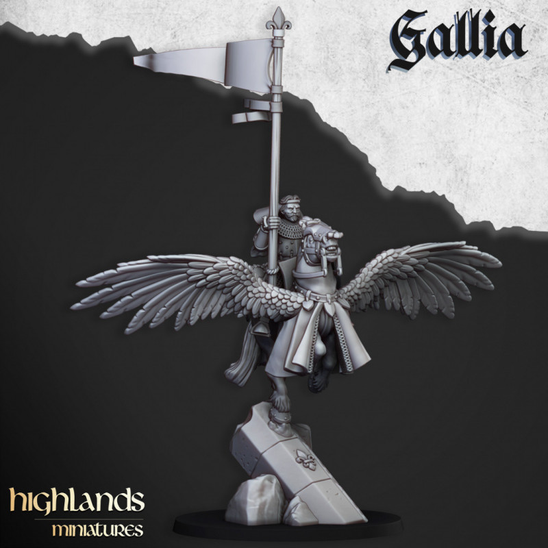 Higland miniatures Gallia - Cavaliers pégases   