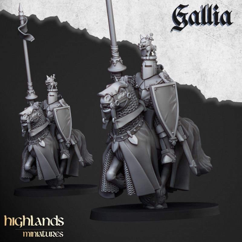 Higland miniatures Gallia - Chevaliers   