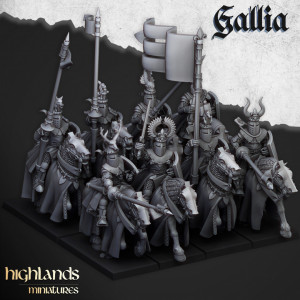 Higland miniatures Gallia - Chevaliers   