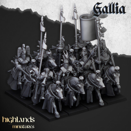 Higland miniatures Gallia - Chevaliers du Royaume   