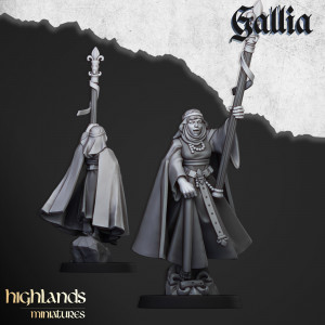 Higland miniatures Gallia - Demoiselle à pieds  