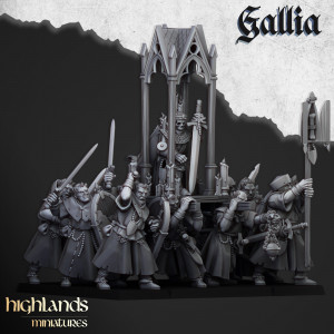 Higland miniatures Gallia - Pélerins   