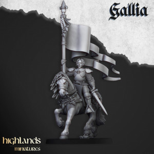 Higland miniatures Gallia - Grande bannière  