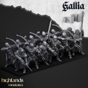 Higland miniatures Gallia - Archers   