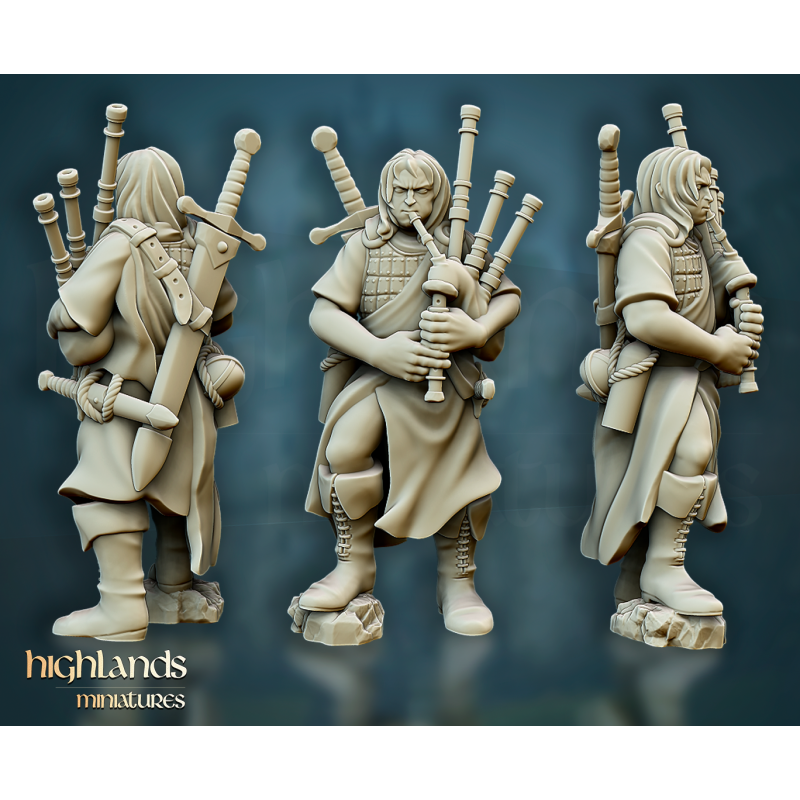 Higland miniatures Gallia - Chevaliers de la quête à pieds   