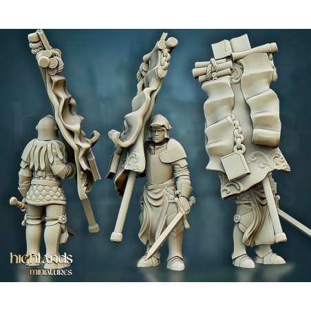 Higland miniatures Gallia - Chevaliers de la quête à pieds   