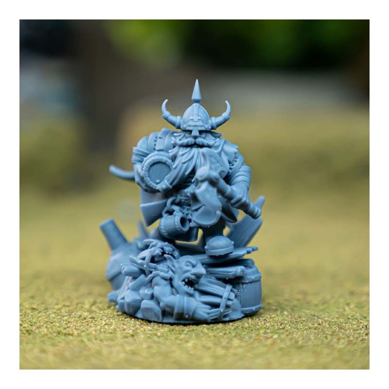Higlands Miniatures 3D-Heros nain Maitre brasseur  