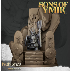 Higlands Miniatures 3D-Heros nain Lance   