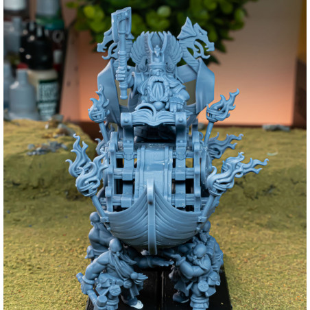 Higlands Miniatures 3D-Trône de pouvoir nain  