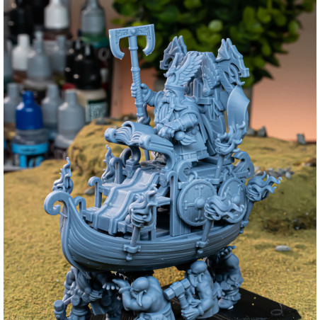 Higlands Miniatures 3D-Trône de pouvoir nain  