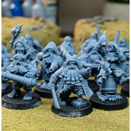Higlands Miniatures 3D-Pirates nains   