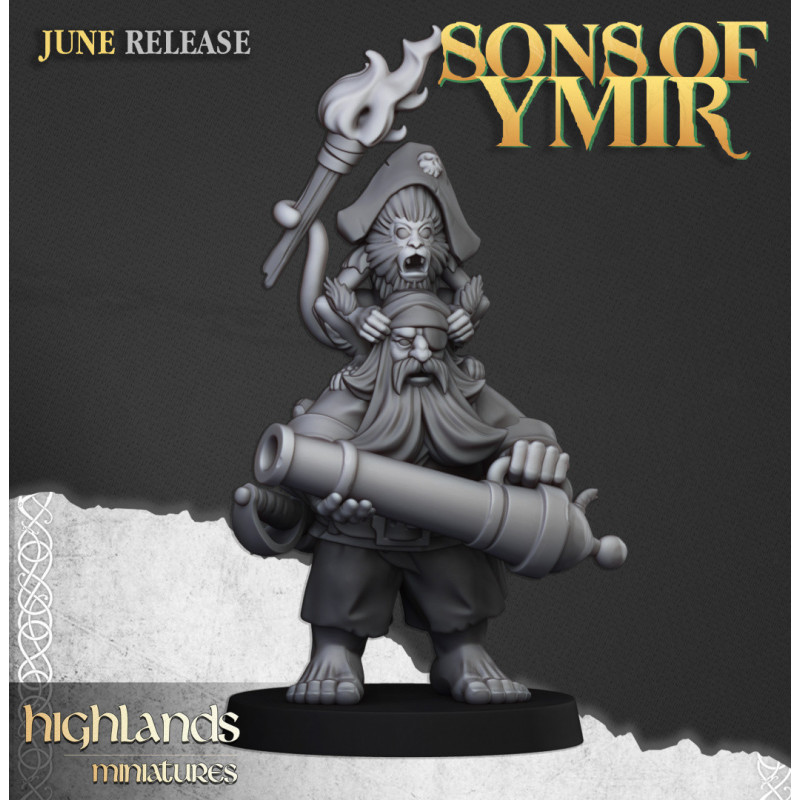 Higlands Miniatures 3D-Pirates nains   