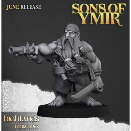 Higlands Miniatures 3D-Pirates nains   