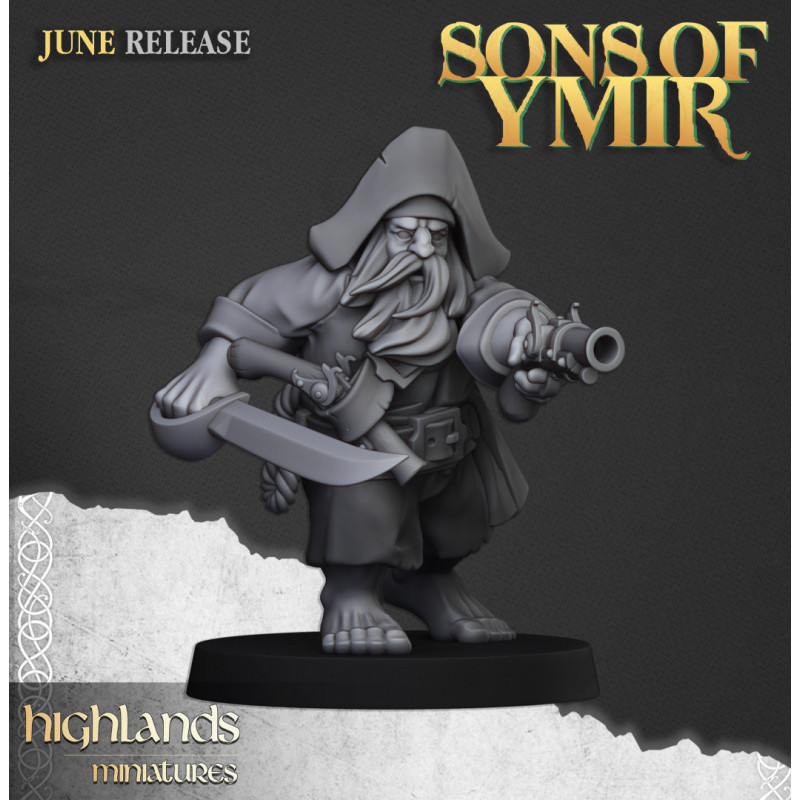 Higlands Miniatures 3D-Pirates nains   