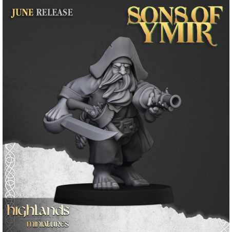 Higlands Miniatures 3D-Pirates nains   