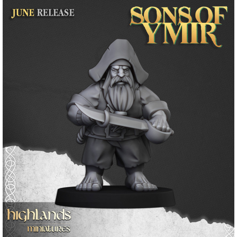Higlands Miniatures 3D-Pirates nains   