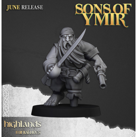 Higlands Miniatures 3D-Pirates nains   