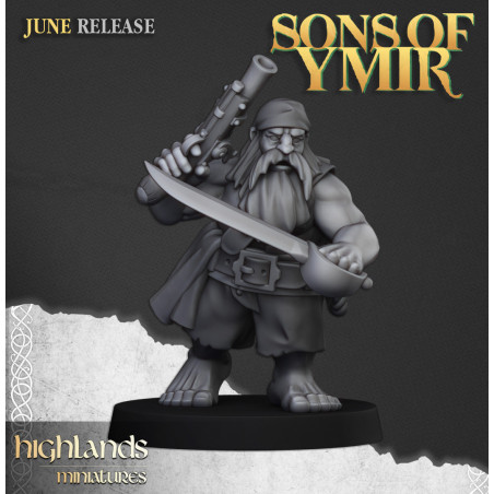 Higlands Miniatures 3D-Pirates nains   