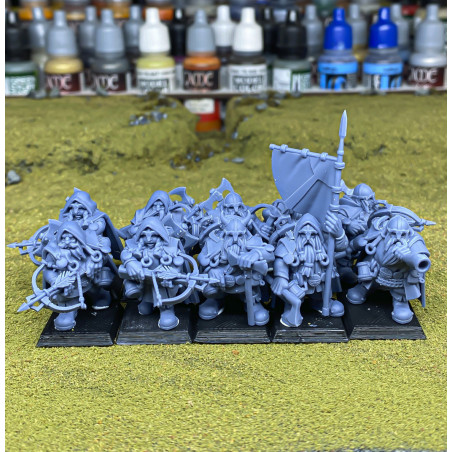 Higlands Miniatures 3D-Rangers Nains (toutes options d'armes)   