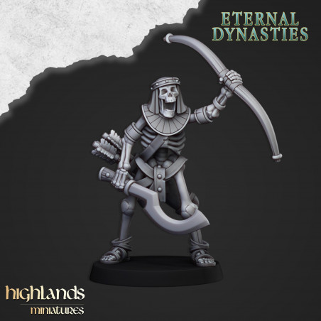 Higland Miniatures-Eternal Dynasties-Archers squelettes   