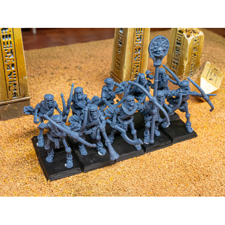 Higland Miniatures-Eternal Dynasties-Archers squelettes   