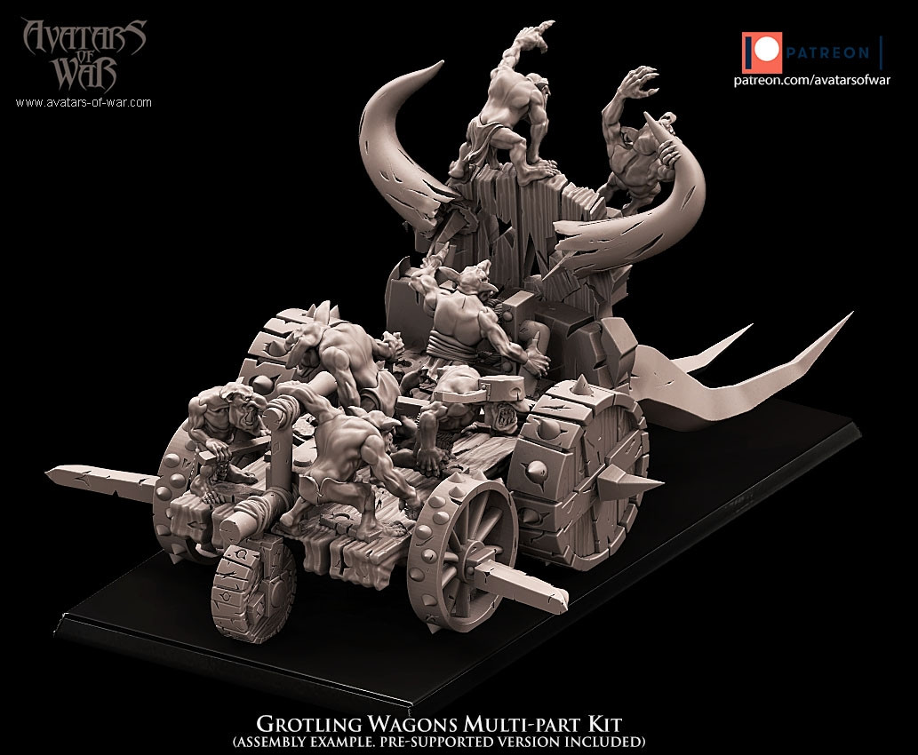 Orchi E Goblin Carrello A Pompa In Kit - Picture 12 of 30