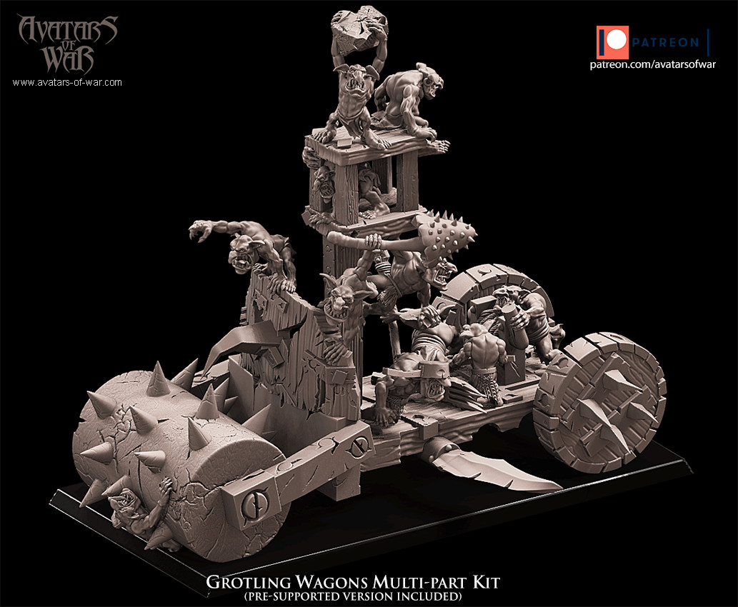 Orchi E Goblin Carrello A Pompa In Kit - Picture 16 of 30