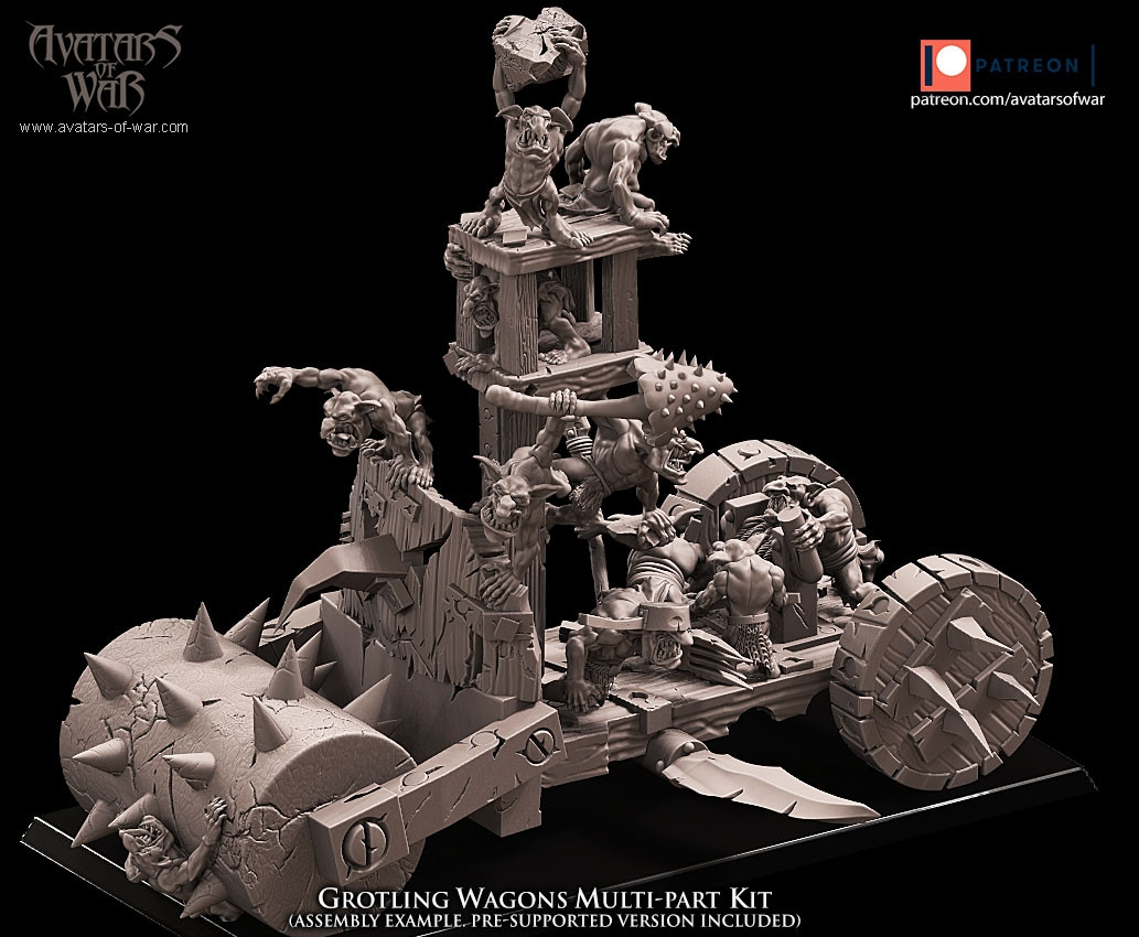 Orchi E Goblin Carrello A Pompa In Kit - Picture 17 of 30
