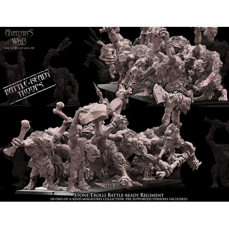 Avatars Of War -Battle ReadyTrolls de pierre   