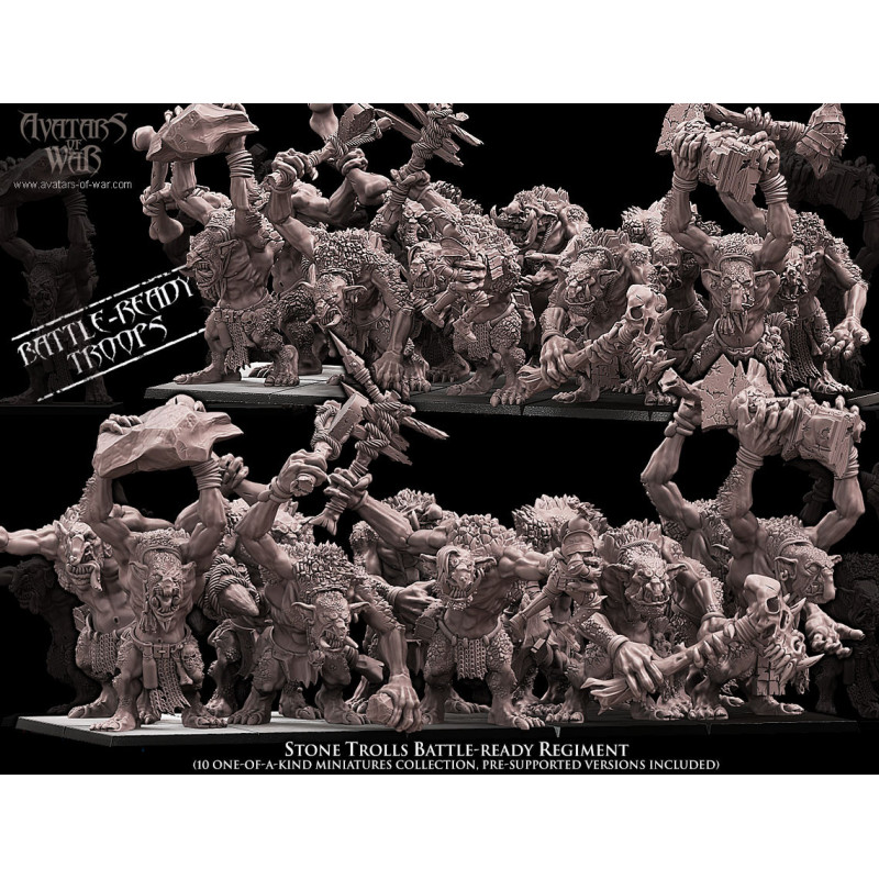 Avatars Of War -Battle ReadyTrolls de pierre    Avatars Of War -Battle ReadyTrolls de pierre