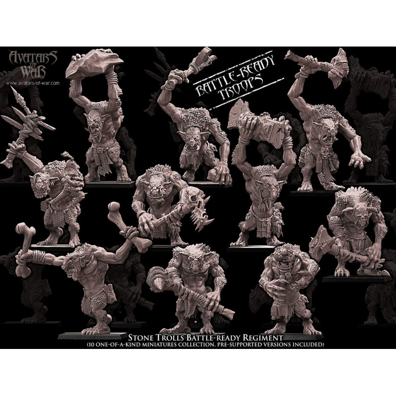 Avatars Of War -Battle ReadyTrolls de pierre   