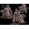 Avatars Of War 3D-Chef orque noir sur sanglier   