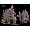 Avatars Of War 3D-Chef orque noir sur sanglier   