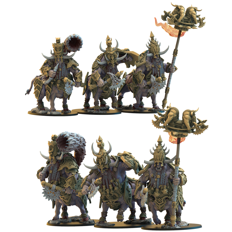 9th Age Nains infernaux Anointed Bul-Thaurs   