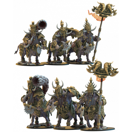 9th Age Nains infernaux Anointed Bul-Thaurs   