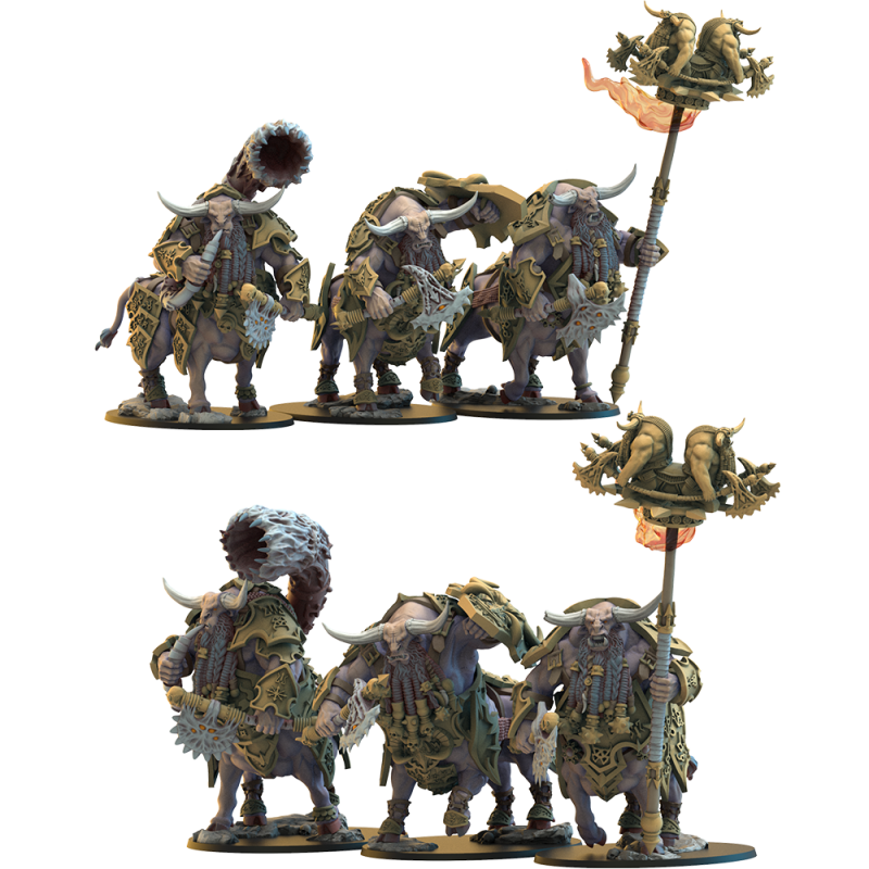 9th Age Nains infernaux Anointed Bul-Thaurs   