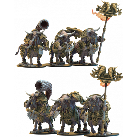 9th Age Nains infernaux Anointed Bul-Thaurs   