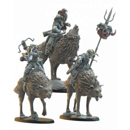Hobgobelins cavaliers avec arcs   