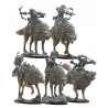 Hobgobelins cavaliers avec arcs   