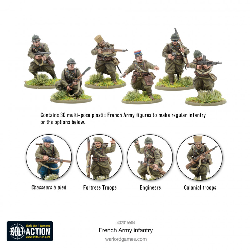 Bolt Action - Frenc Army infantry 